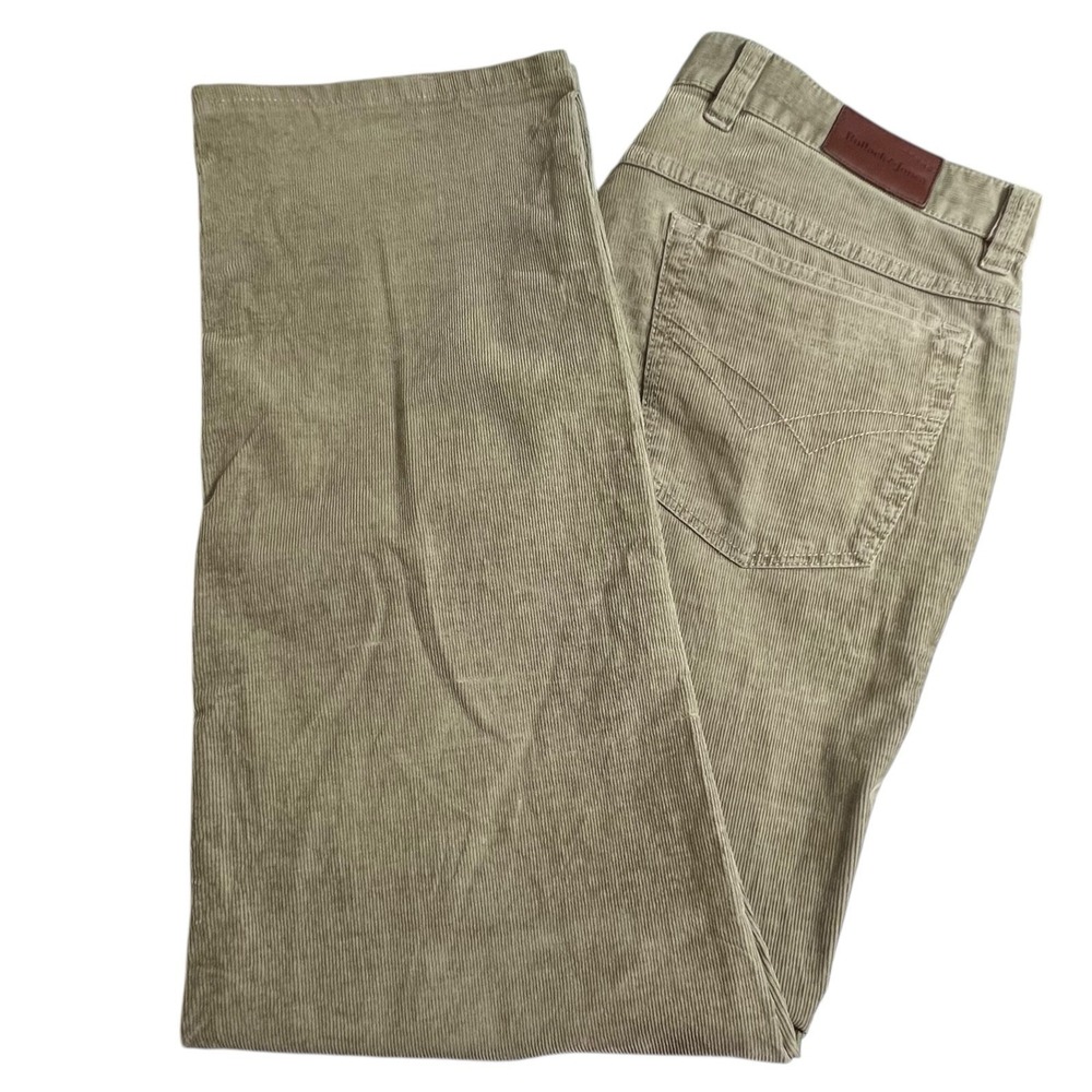 Bullock & Jones Mens 38X31 Brown Corduroy‎ Straight Leg Pants